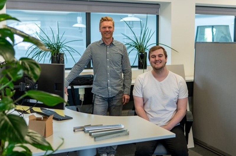 Billede af Andreas, der er i praktik hos Knauf A/S